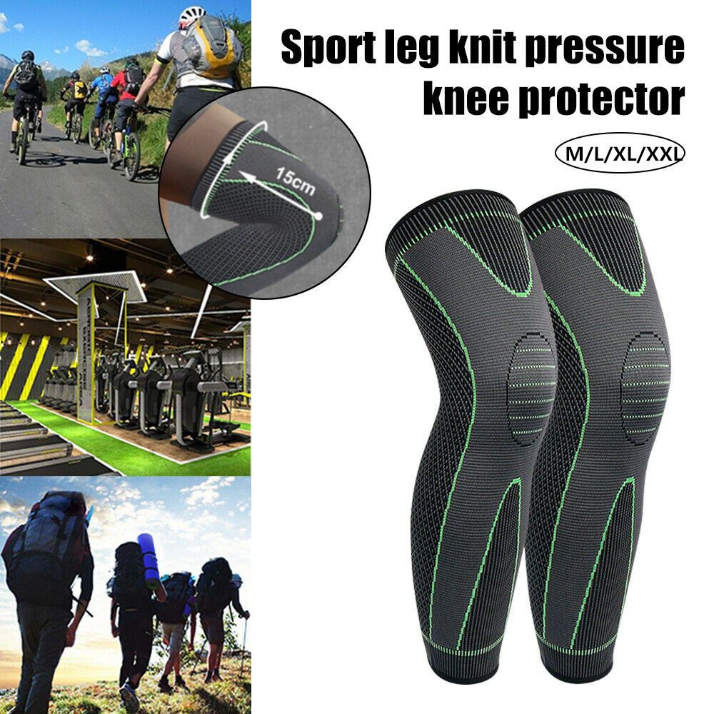 Knee Sleeve Pair - دعامة دعم الركبة الضاغطة بأرجل كاملة