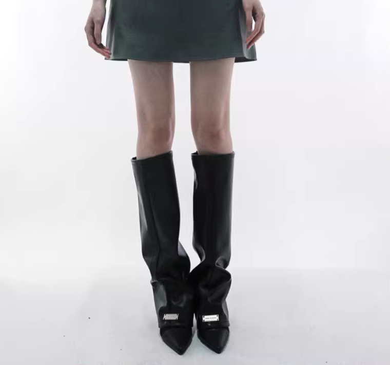 جوارب نسائية طويلة من الجلد ال - مراجعة Knee Sleeve Pair وسعره